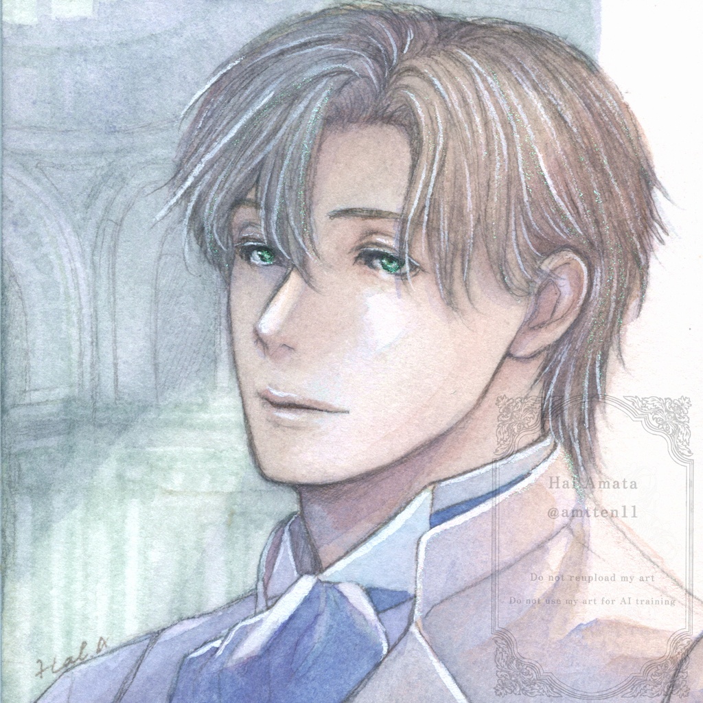 てのひらペーパーサイズ額装原画