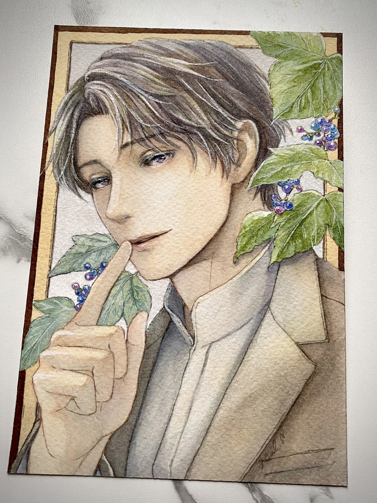 フレームレス原画 「密やかな愉しみ」