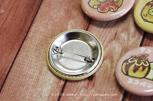 たこ焼きエコペン缶バッジ