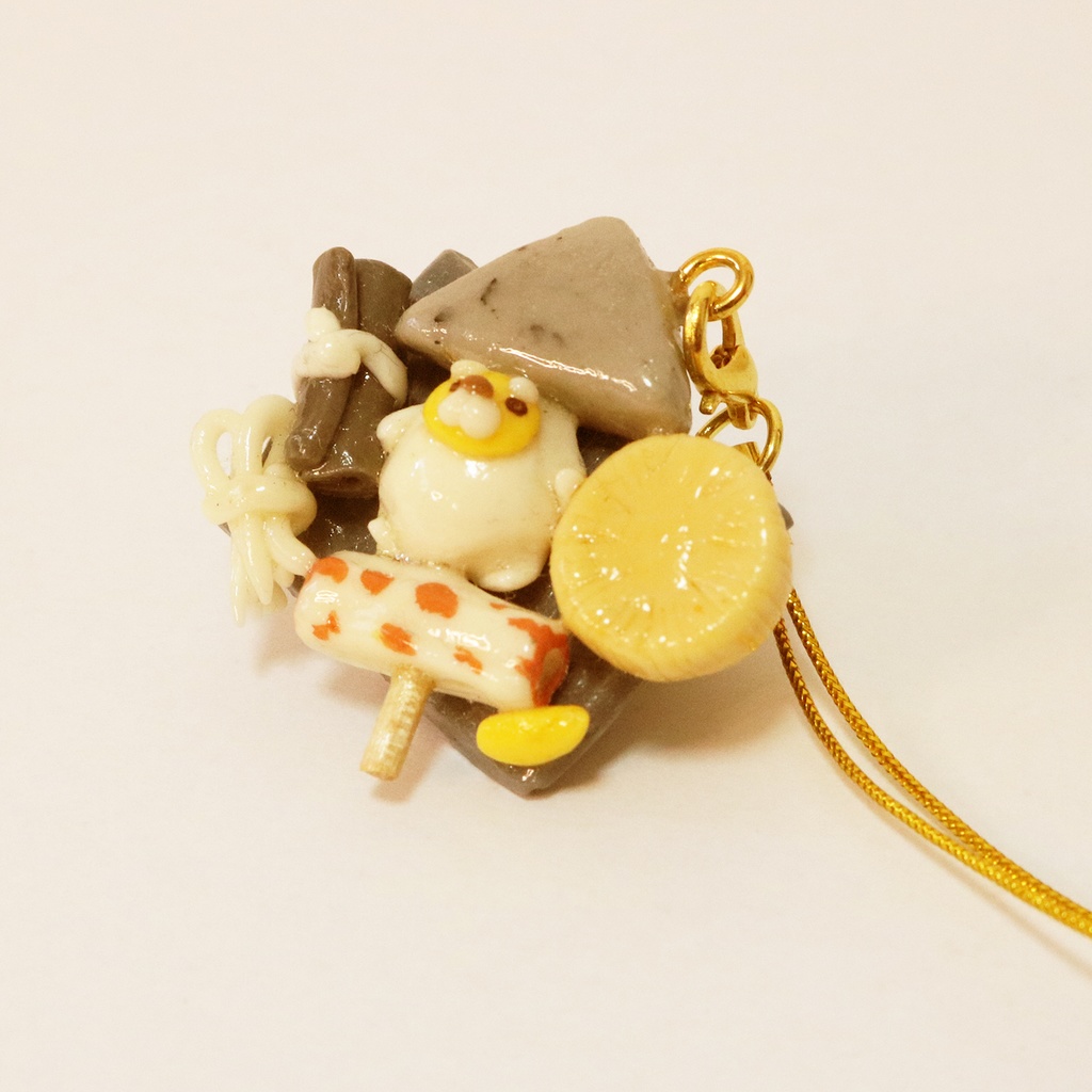 【受注】おでんしば犬のストラップ