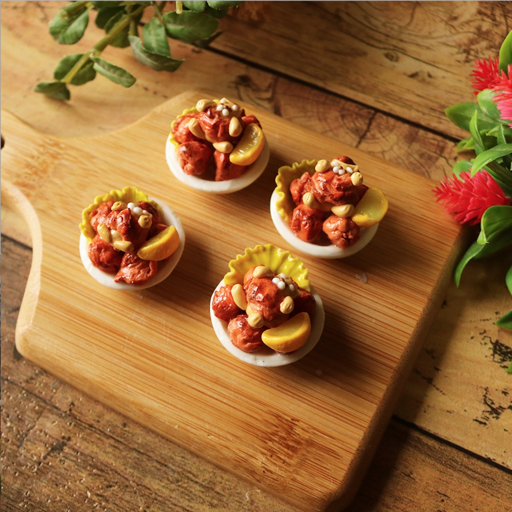 【受注】柴犬の唐揚げストラップ