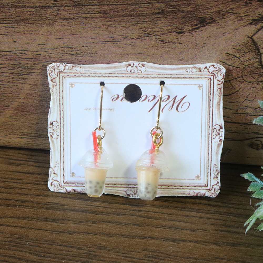 タピオカピアス(イヤリングに変更可)