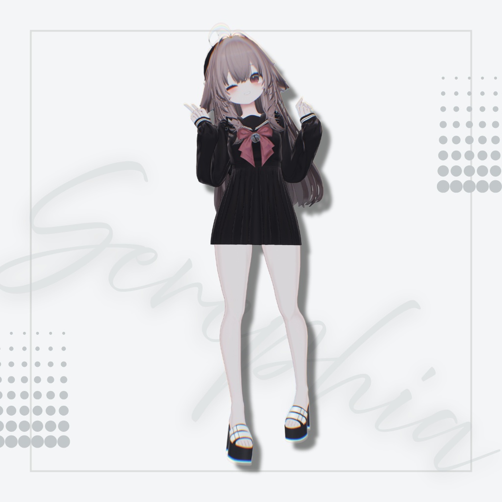 〖MA設定済み〗🎉SALE🎉輝夜 -kaguya- 専用✧Serephia〖VRC想定モデル〗