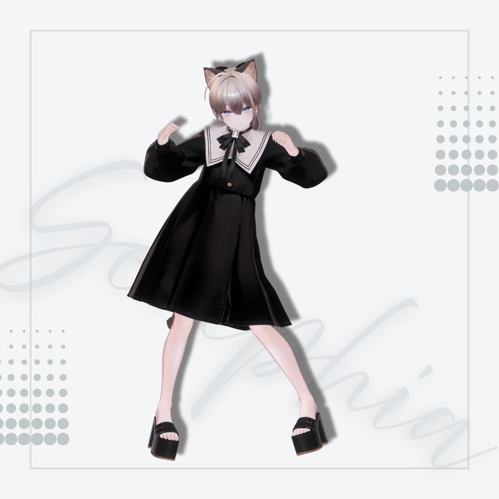 🎉発売記念SALE🎉〖MA設定済み〗ミシェラ -Michella-専用✧Serephia〖VRC想定モデル〗