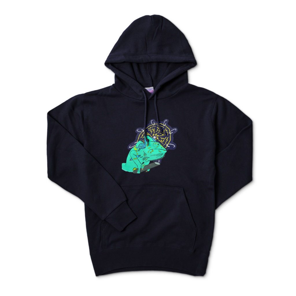 爬虫類と紋章1 パーカー