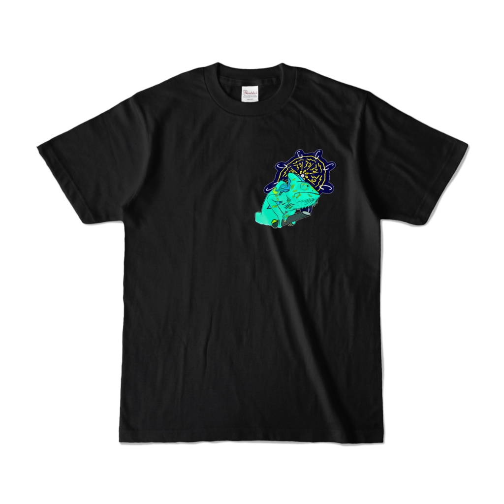 爬虫類と紋章1 半袖Tシャツ