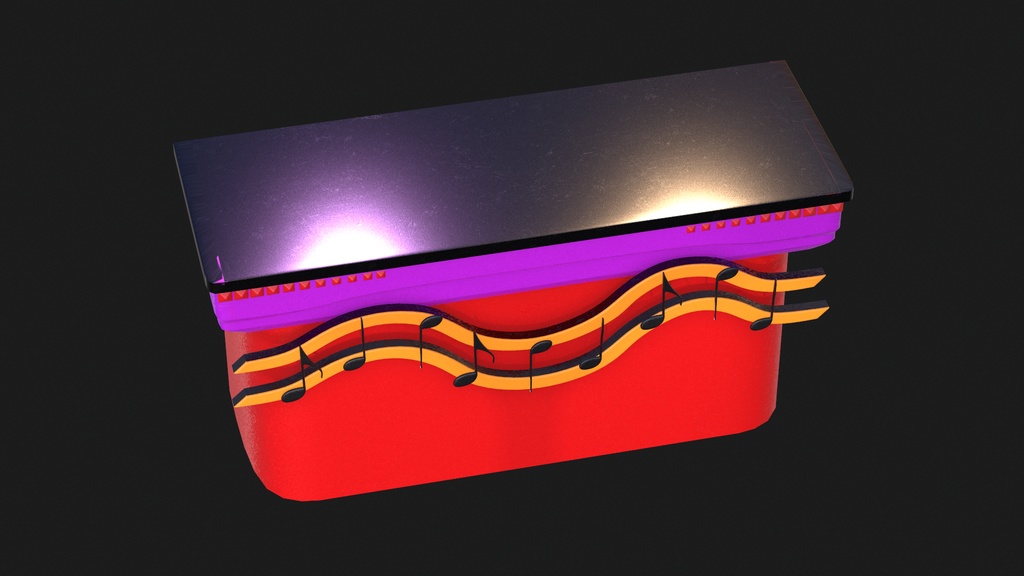 Competition Desk Prop with Rendered PNGS for 3D & L2D Vtubers