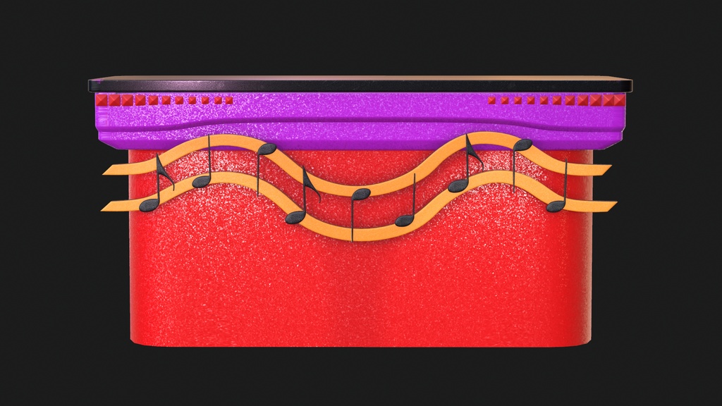 Competition Desk Prop with Rendered PNGS for 3D & L2D Vtubers