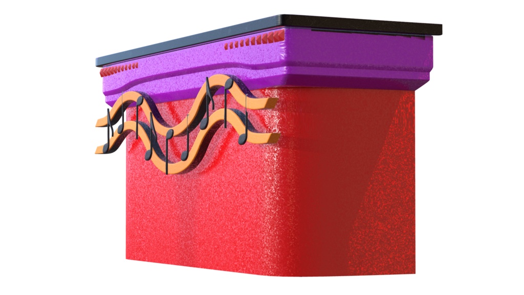 Competition Desk Prop with Rendered PNGS for 3D & L2D Vtubers