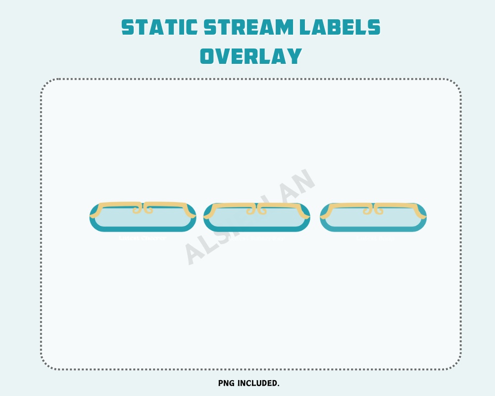 Jett (Teal Version) Stream Overlay ┃Streamelements, OBS, Twitch, YouTube, Facebook