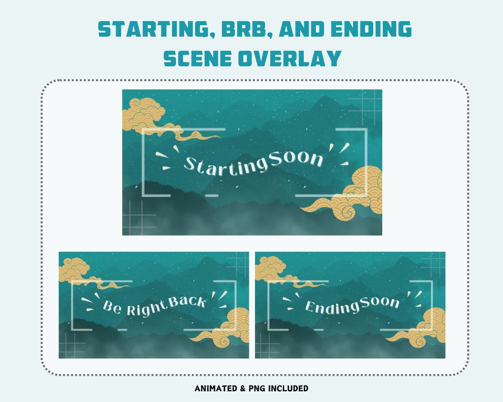 Jett (Teal Version) Stream Overlay ┃Streamelements, OBS, Twitch, YouTube, Facebook