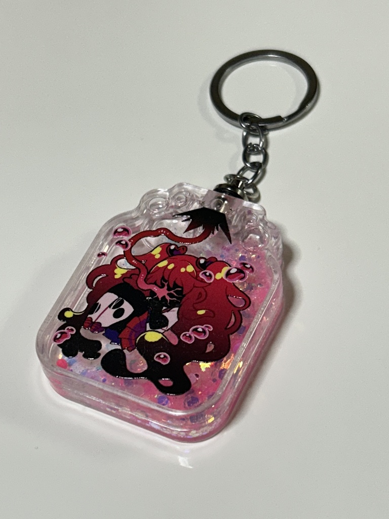 おんなのこLEDアクリルキーホルダー