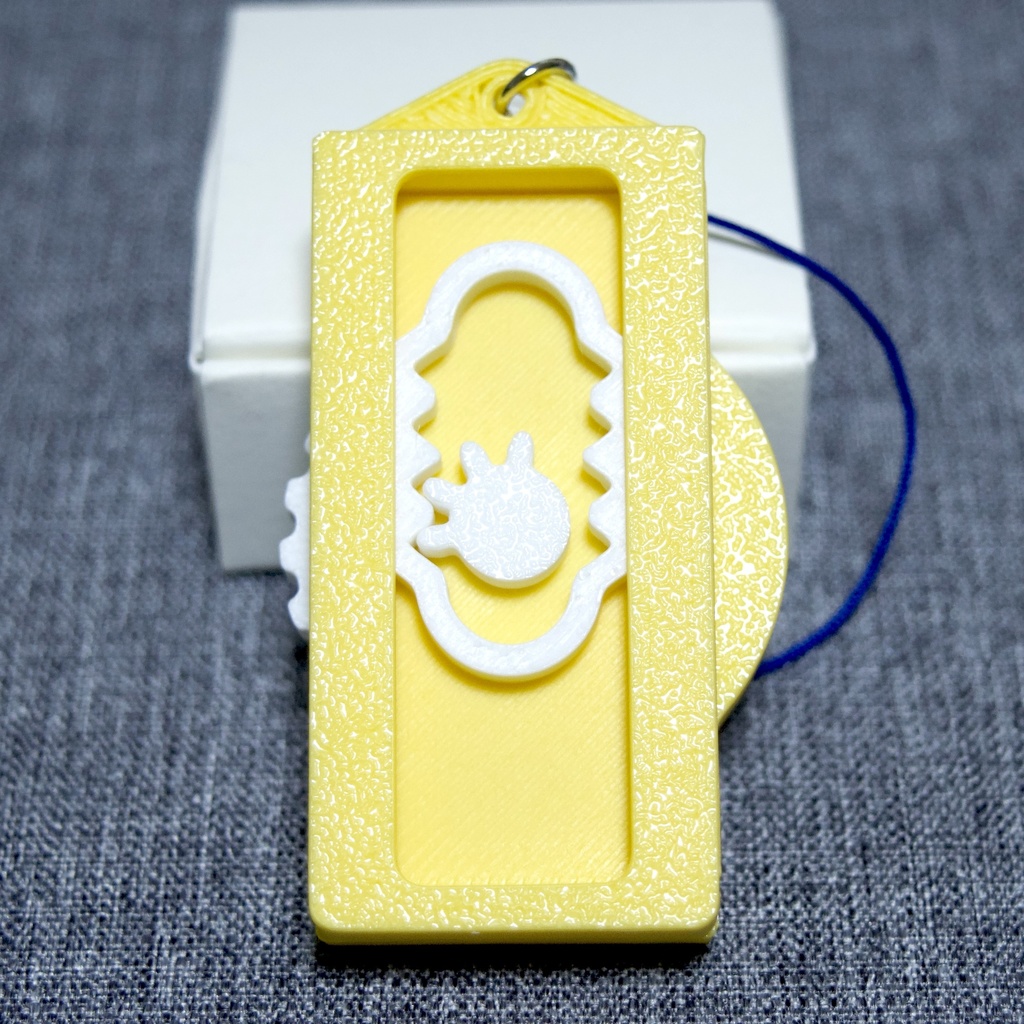 往復ラックなストラップ_黄色