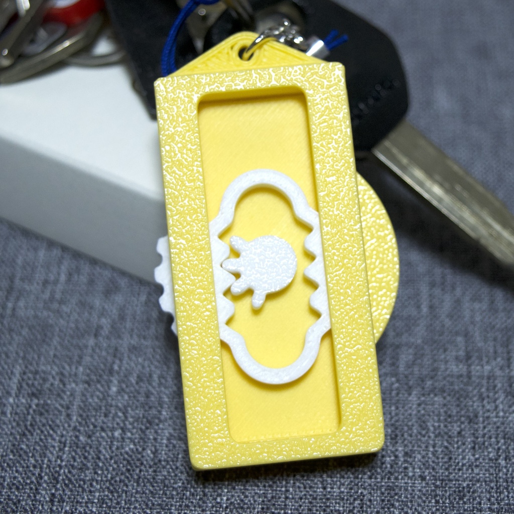 往復ラックなストラップ_黄色