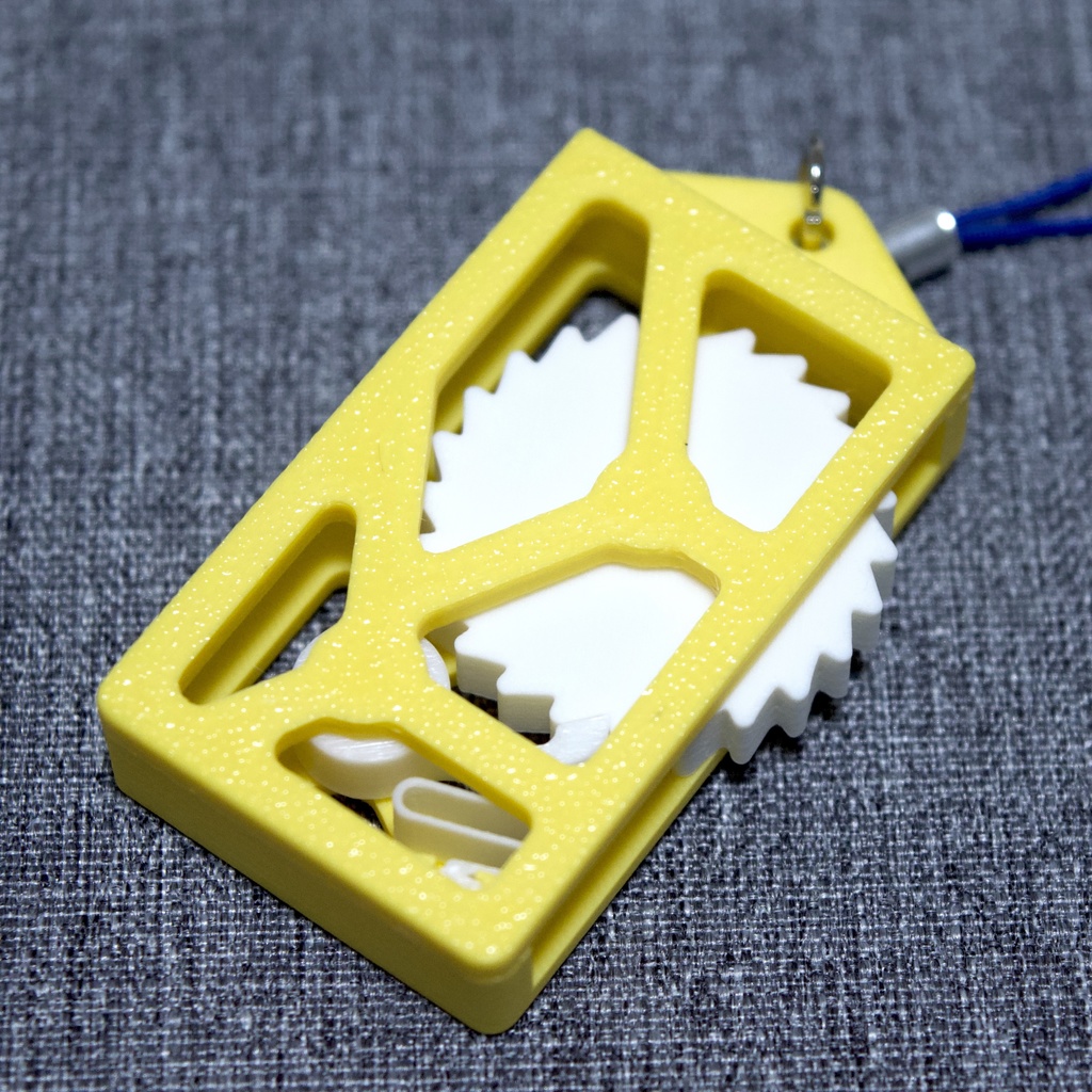 ラチェット機構なストラップ_黄色