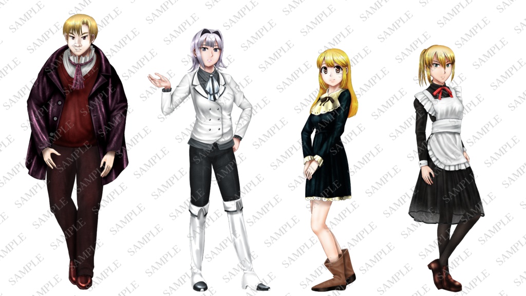 ファンタジーキャラクター立ち絵素材集1【ゲーム・TRPG】