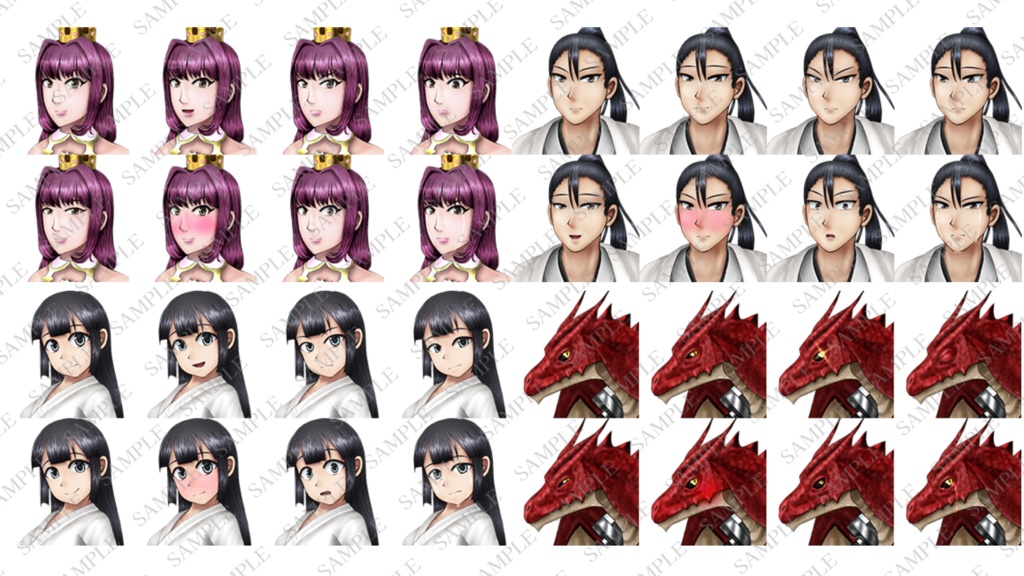 ファンタジーキャラクター立ち絵素材集2【ゲーム・TRPG】