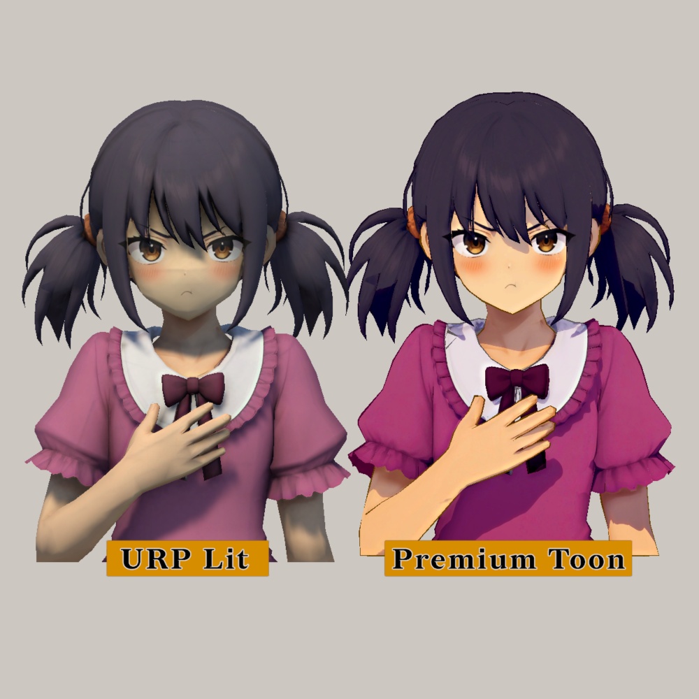 Premium Toon Shader【URP対応トゥーンシェーダー/手描き風アウトライン・グラデーションマップ搭載】