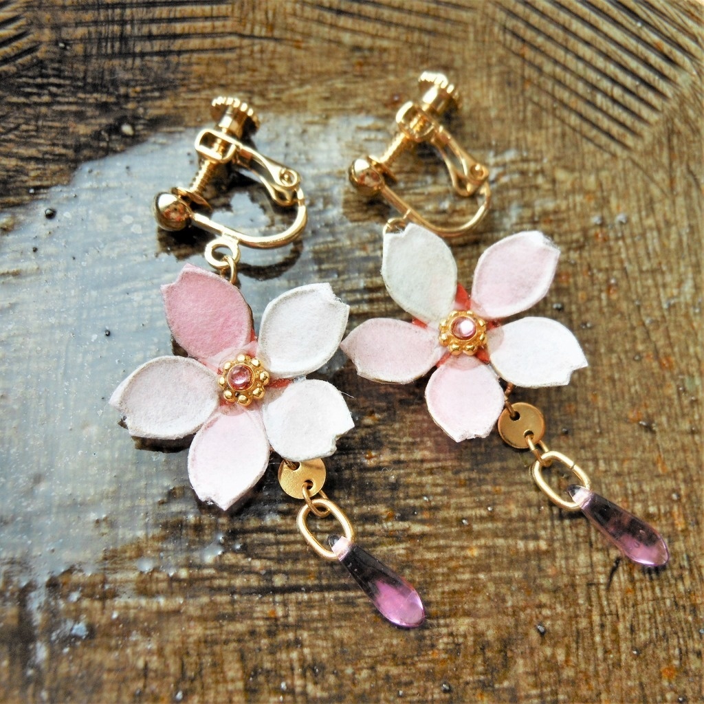 桜 ＊ 酔 ＊ イヤリング / ピアス 【 和 】