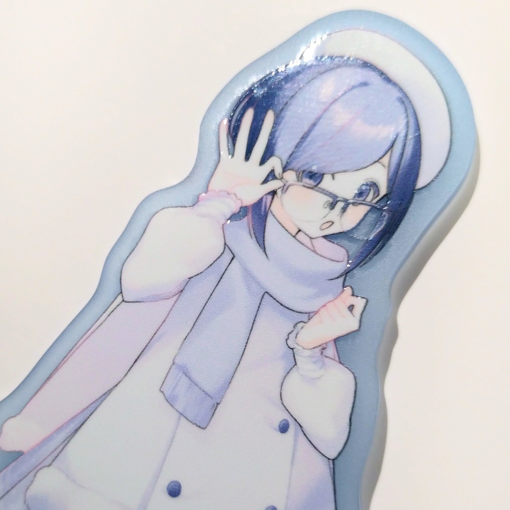 【非公式】廻あざ💙冬コーデ💙アクリルプレート