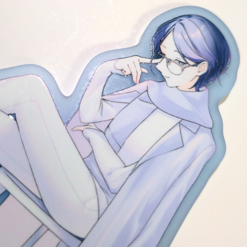 【非公式】廻あざ💙冬コーデ💙アクリルプレート