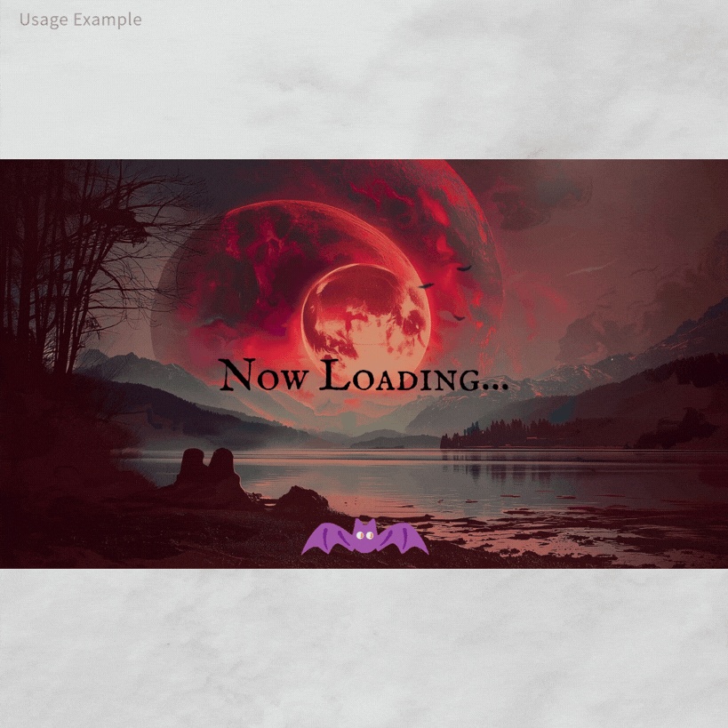 【TRPG背景素材】Crimson Moon - 紅き月夜の差分背景セット(全8種)