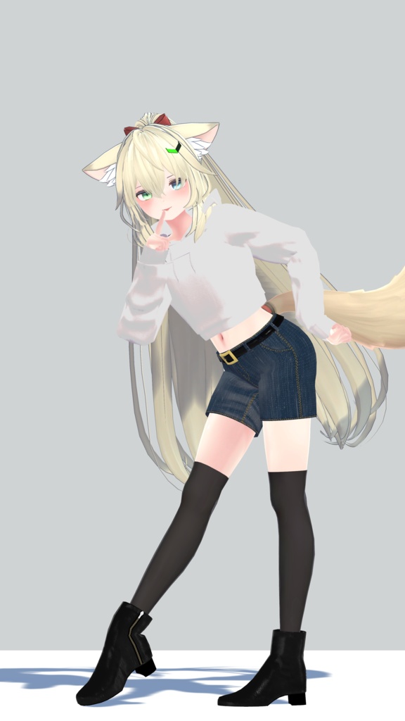 【無料有】へそ出しコーデ シィ対応 VRC向け衣装