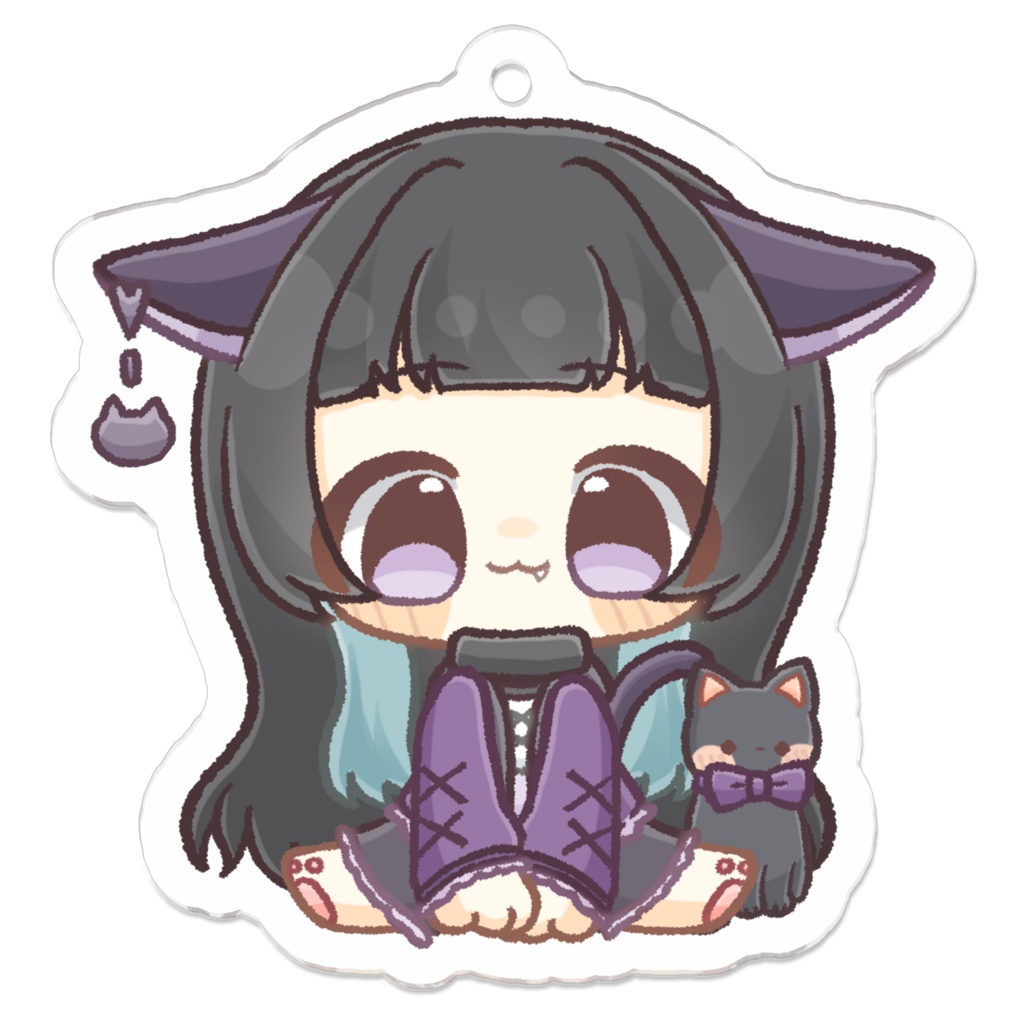 デフォルメアクキー（絵：ゆんま先生）