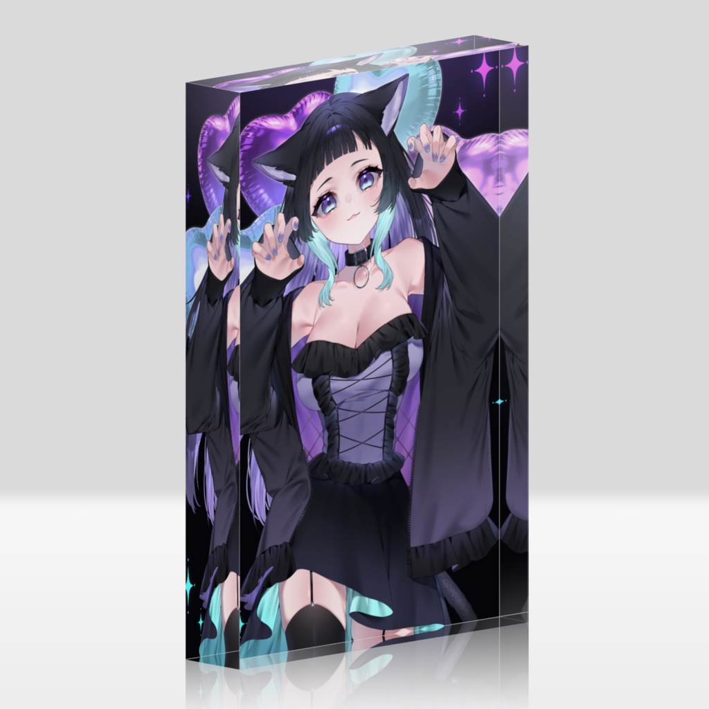 アクリルブロック（絵：果実先生）