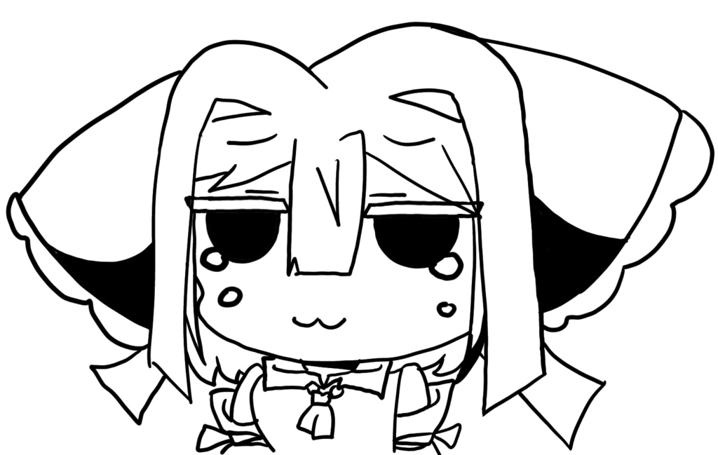 のびねっと式霊夢立ち絵 PSD