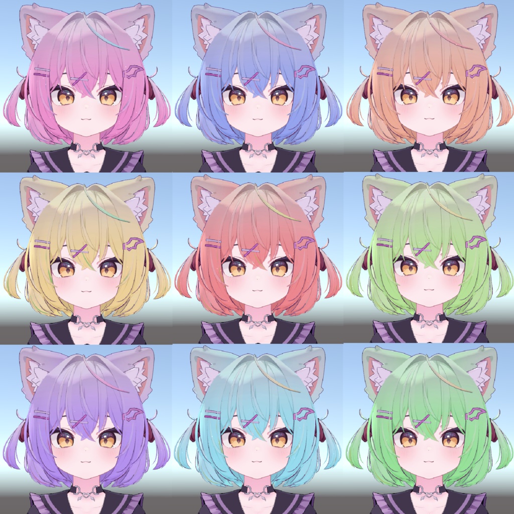 【ショコラ専用】パステルヘアーテクスチャ(ラメ付き)