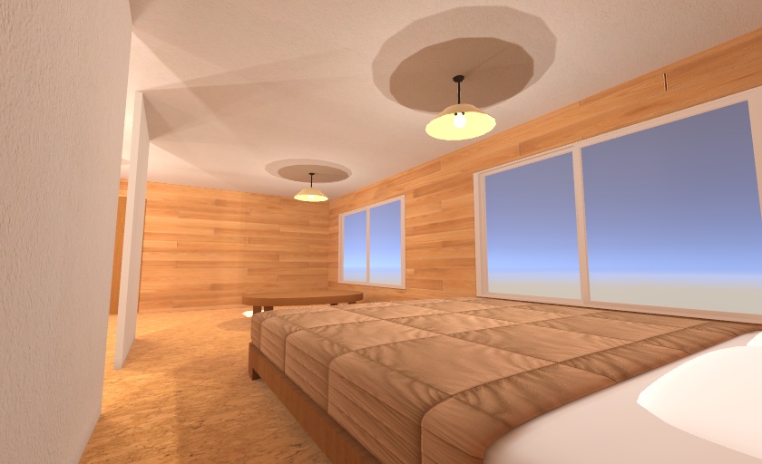 RoomN ワールド向け3Dモデル【VRChat想定】