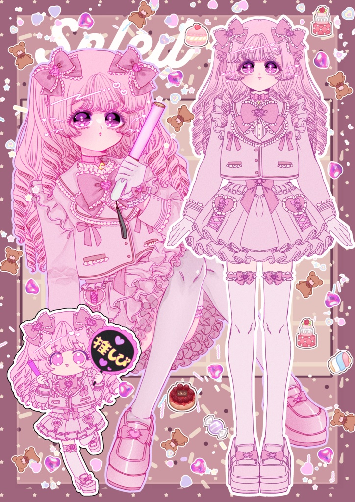 それいゆちゃんポストカード　ファッション
