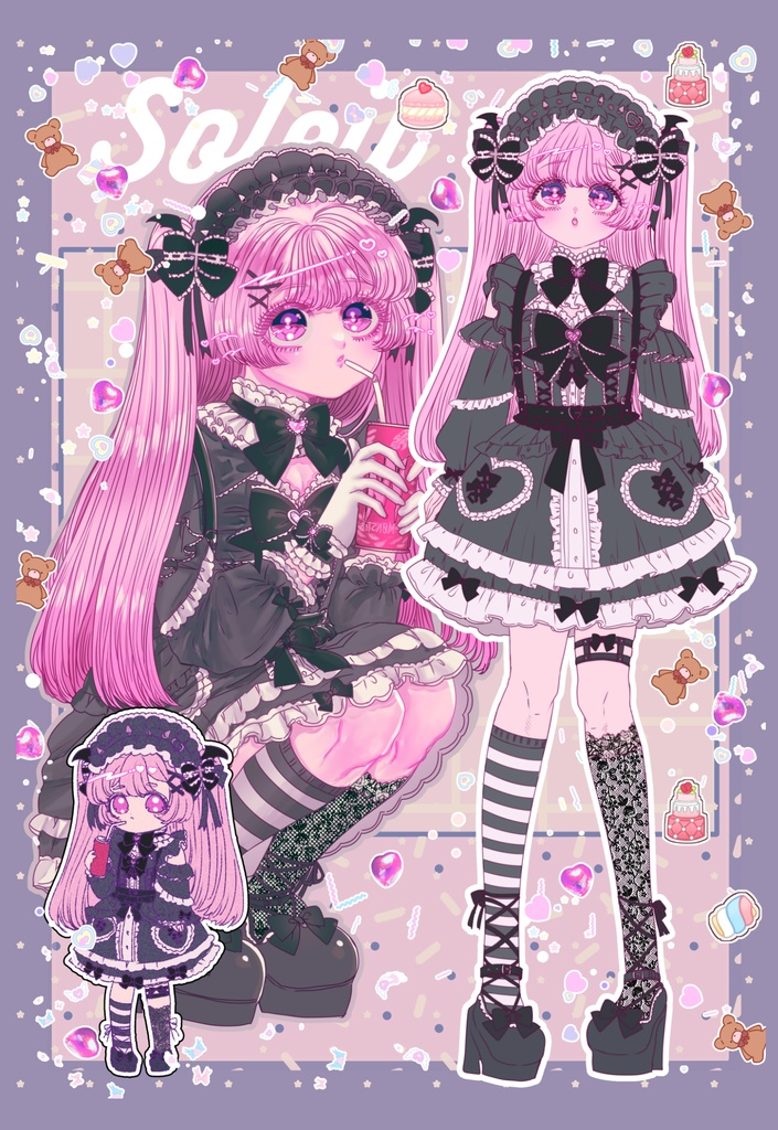 それいゆちゃんポストカード ファッション