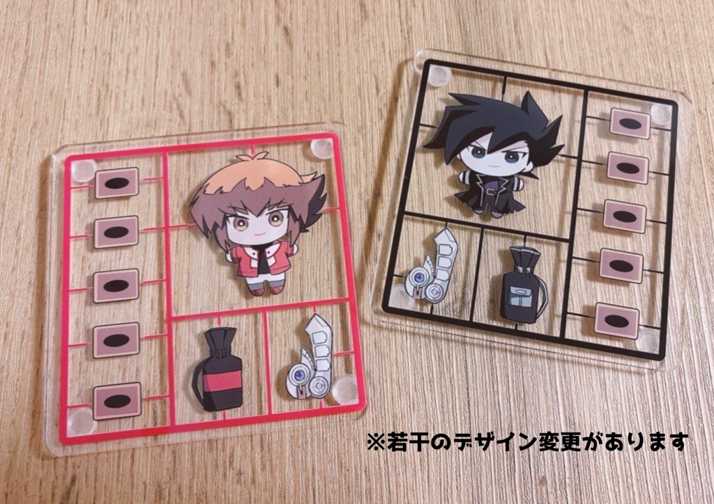プラモ風ぬいアクリルコースター