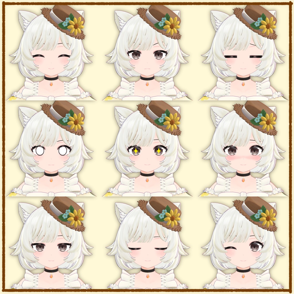 【オリジナル3Dモデル】さな -Sana-【VRChat向け】