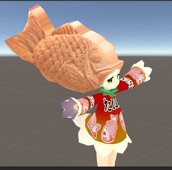 【VRChat想定】たい焼き