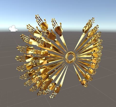 【VRChat想定】光背