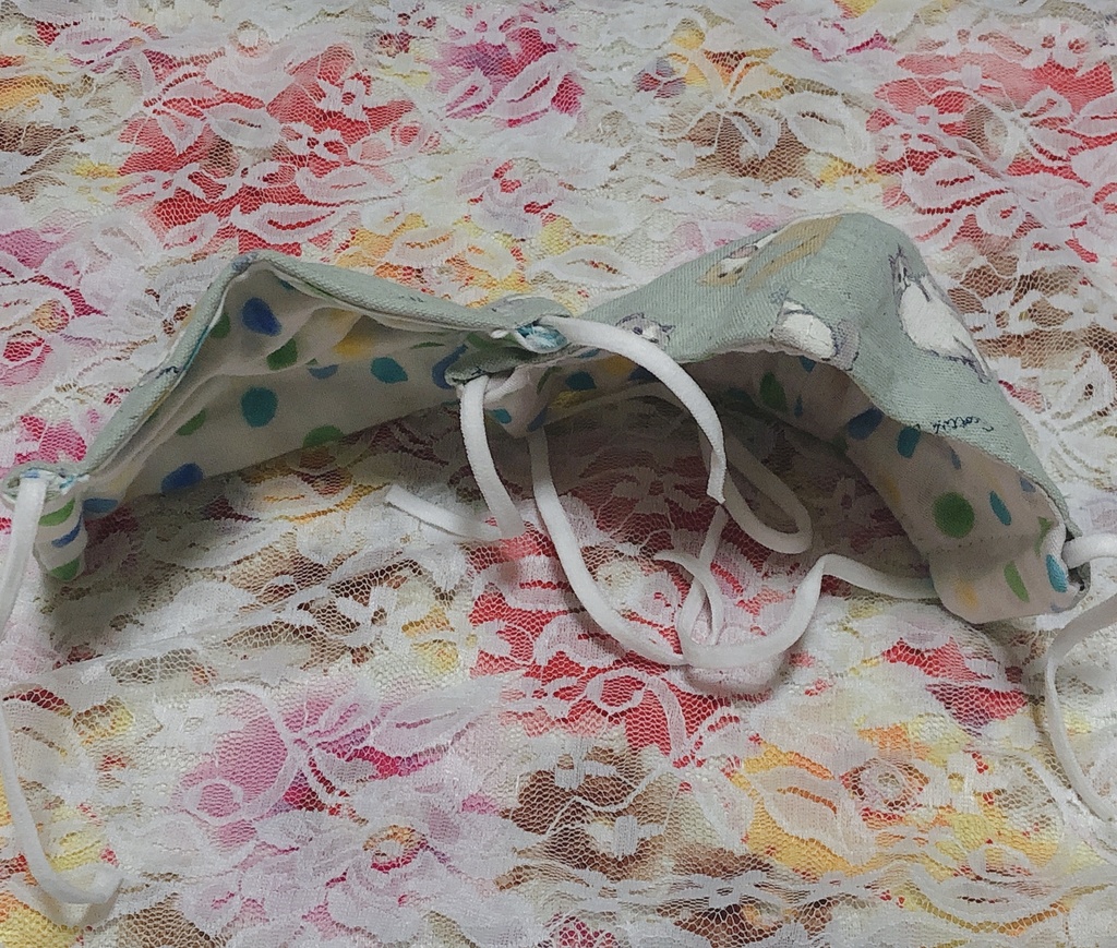 ママとお揃いにゃんこマスクセット