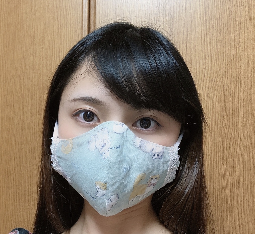 ママとお揃いにゃんこマスクセット