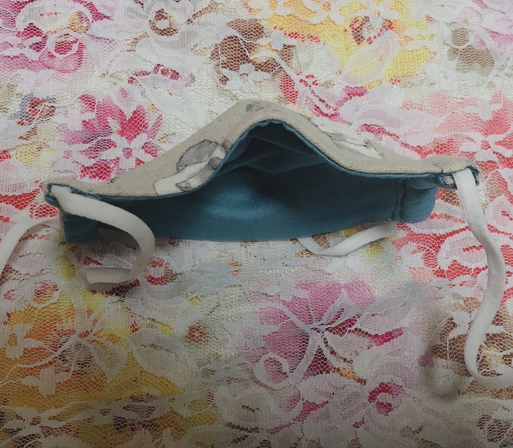 お子様用にゃんこプリーツマスク