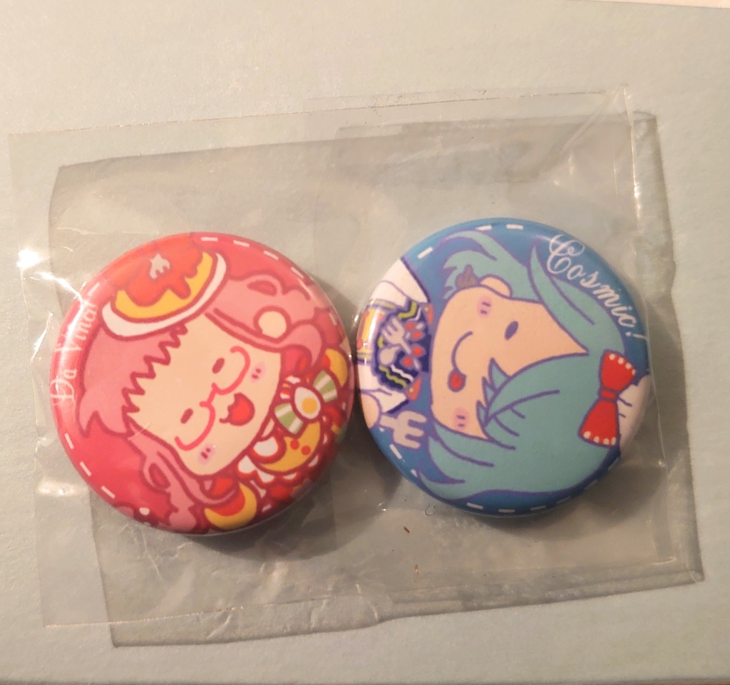 あじコスミニミニ缶バッチセット