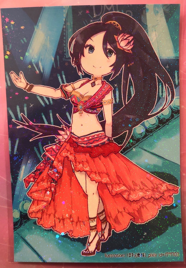 杉坂海 キラキラポストカード