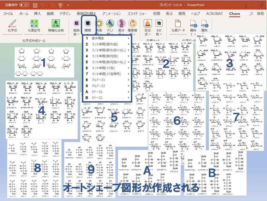 ChemFormPlus−化学式作成ツールPowerPoint用アドイン