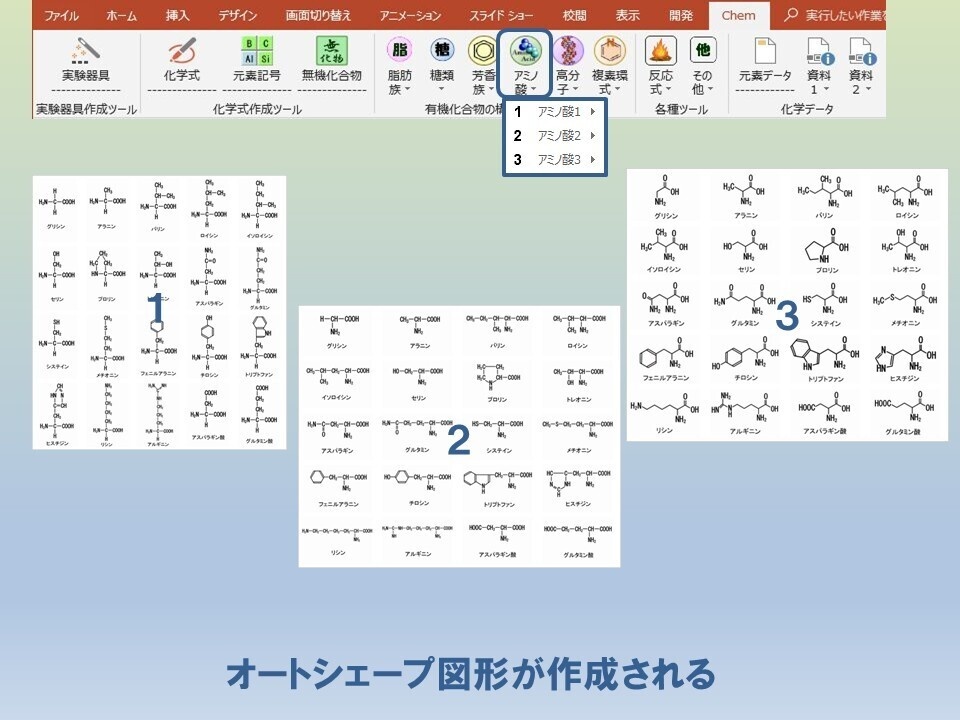 ChemToolPPーChemLabとChemFormPlusの統合版PowerPoint用アドイン