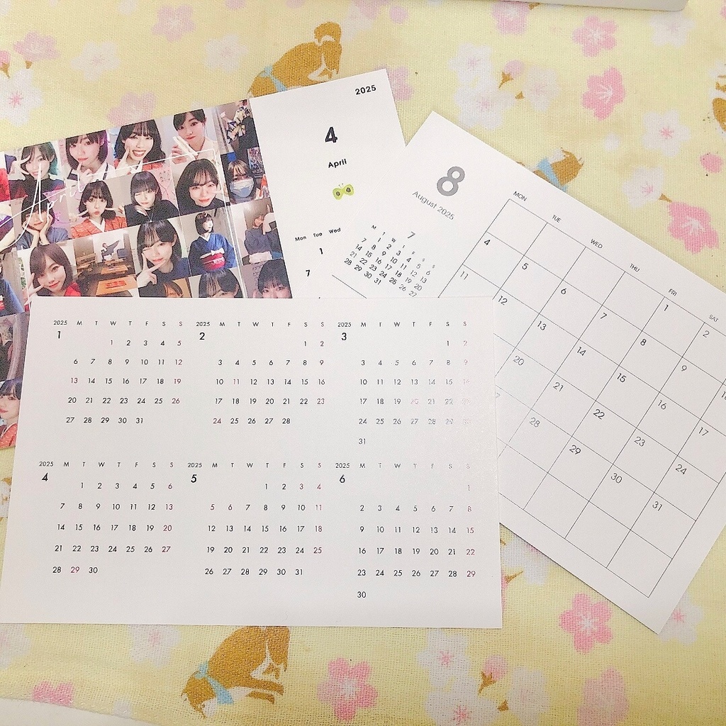 2025みゆきの卓上カレンダー