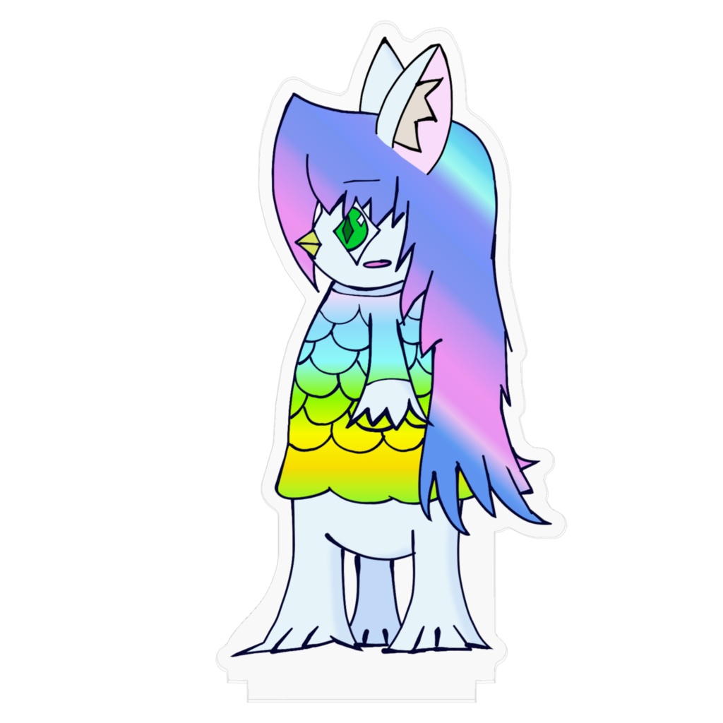 アマビエな名海のアクリルフィギュア