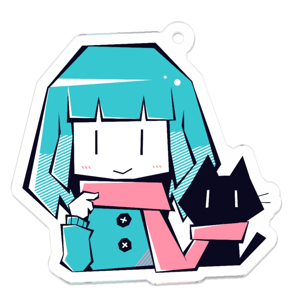 マフラーとネコ