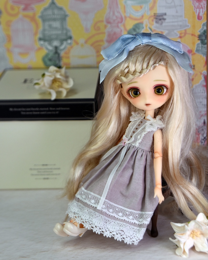 リネンのドレスセット①　ハルモニアブルーム harmonia bloom 着用可能お洋服ハンドメイド品 