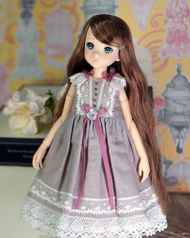 リネンのドレスセット③　ハルモニアブルーム harmonia bloom 着用可能お洋服ハンドメイド品 